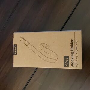 Christmas Stocking Holder 4 pc. | Antique Bronze